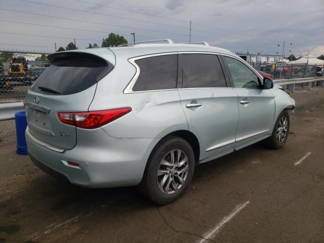 5N1AL0MNXDC339835 - 2013 INFINITI JX35 BLUE photo 4