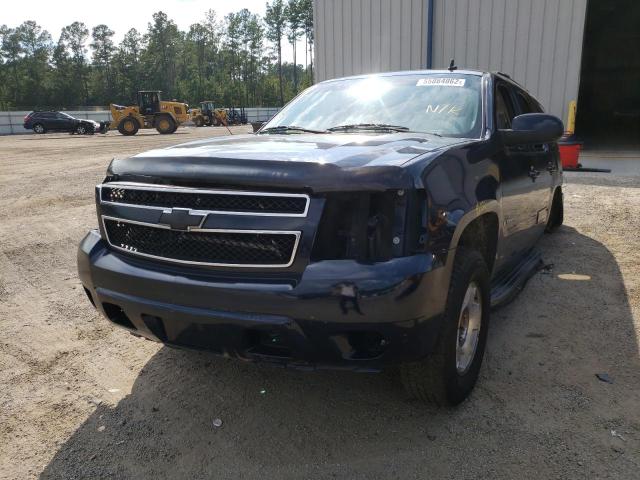 1GNFK23099R269206 - 2009 CHEVROLET TAHOE K150 BLUE photo 2