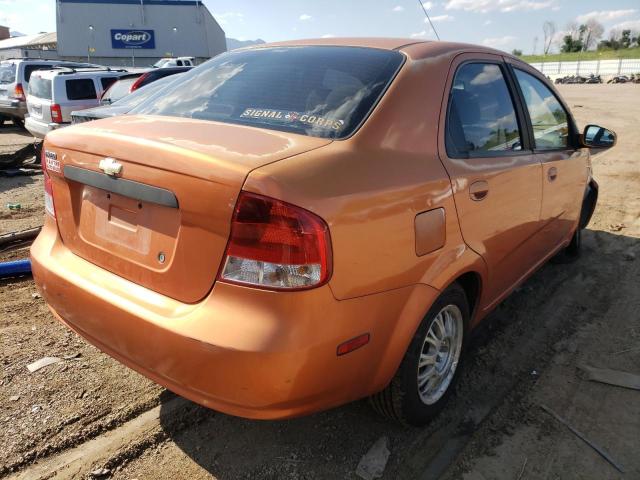 KL1TD52615B394241 - 2005 CHEVROLET AVEO BASE  photo 4