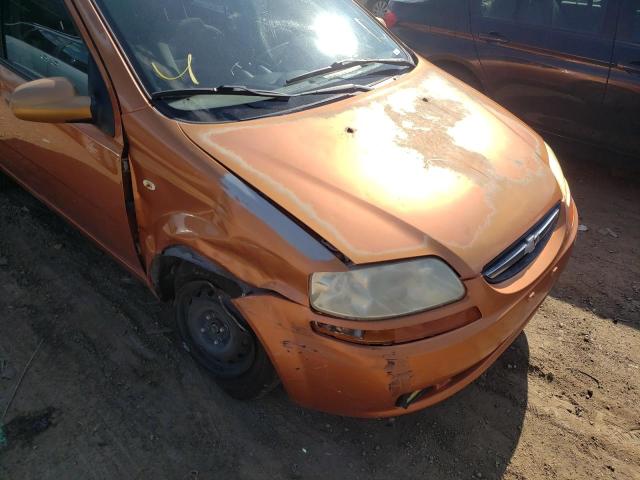 KL1TD52615B394241 - 2005 CHEVROLET AVEO BASE  photo 9