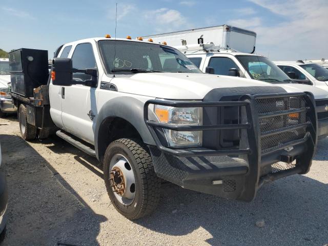 1FD0X4GT2FEC58210 - 2015 FORD F450 SUPER WHITE photo 1