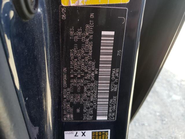 JTLKT324964037202 - 2006 TOYOTA SCION XB 蓝色 照片 10