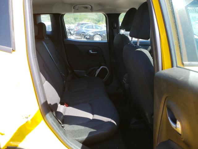 ZACCJAAT9GPC70020 - 2016 JEEP RENEGADE S YELLOW photo 6