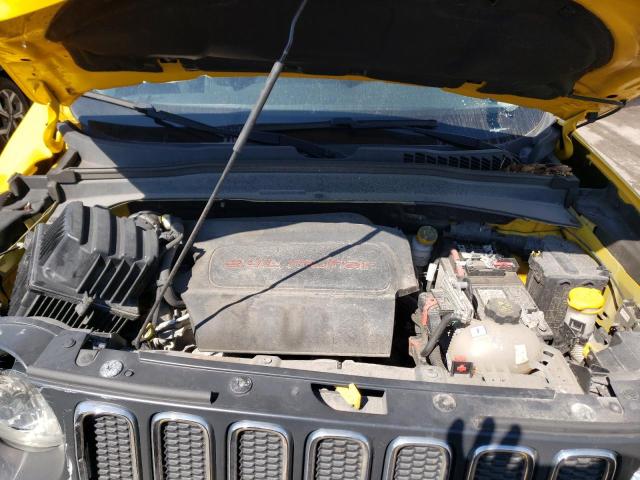 ZACCJAAT9GPC70020 - 2016 JEEP RENEGADE S YELLOW photo 7