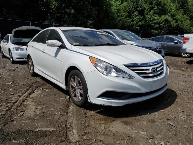 5NPEB4ACXEH864550 - 2014 HYUNDAI SONATA GLS WHITE photo 1