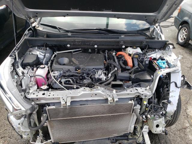 2T3EWRFV0KW037317 - 2019 TOYOTA RAV4 XSE SILVER photo 7