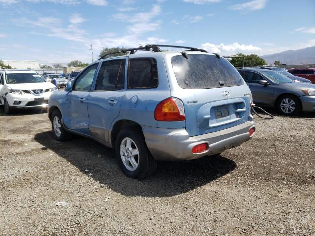 KM8SB12B44U644909 - 2004 HYUNDAI SANTA FE G BLUE photo 3