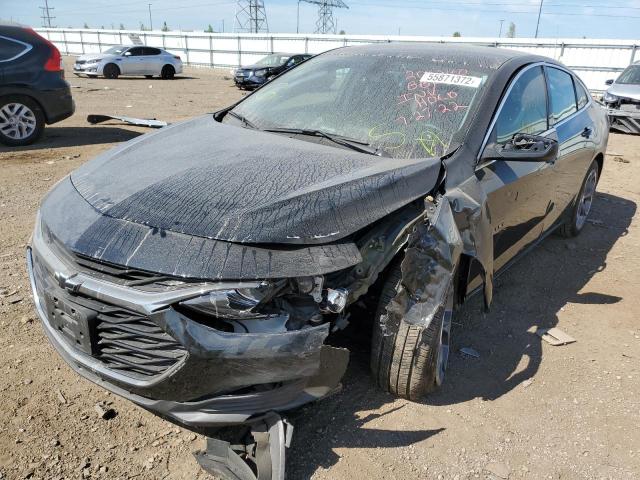 1G1ZG5ST7KF206240 - 2019 CHEVROLET MALIBU RS BLACK photo 2