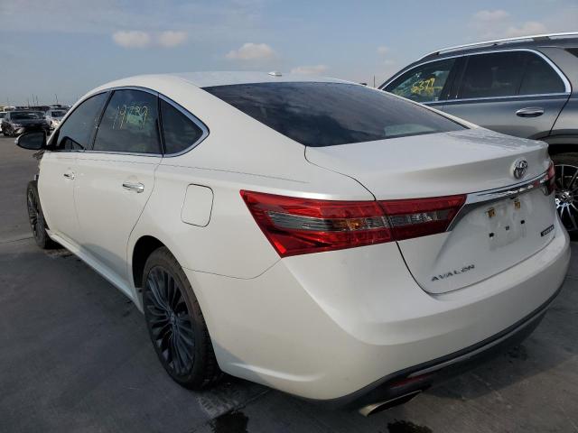 4T1BK1EB8GU231570 - 2016 TOYOTA AVALON XLE WHITE photo 3