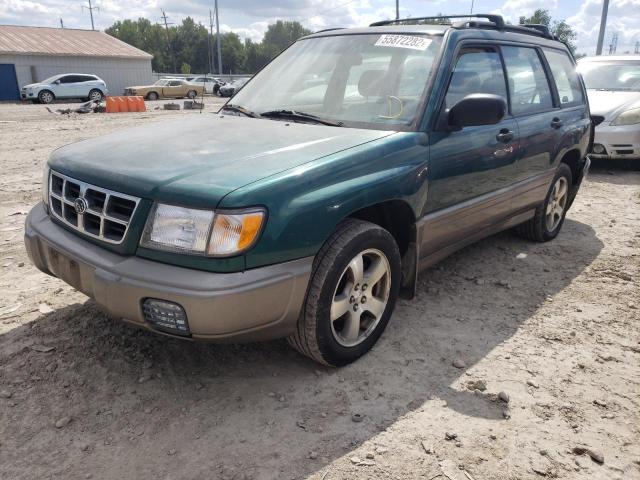 JF1SF6558WH782613 - 1998 SUBARU FORESTER S GREEN photo 2