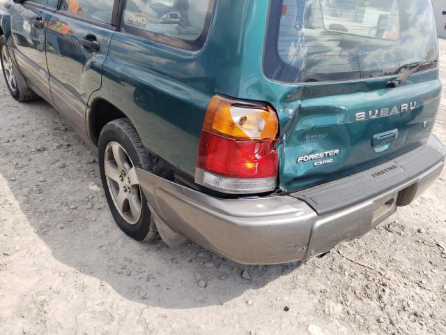 JF1SF6558WH782613 - 1998 SUBARU FORESTER S GREEN photo 9