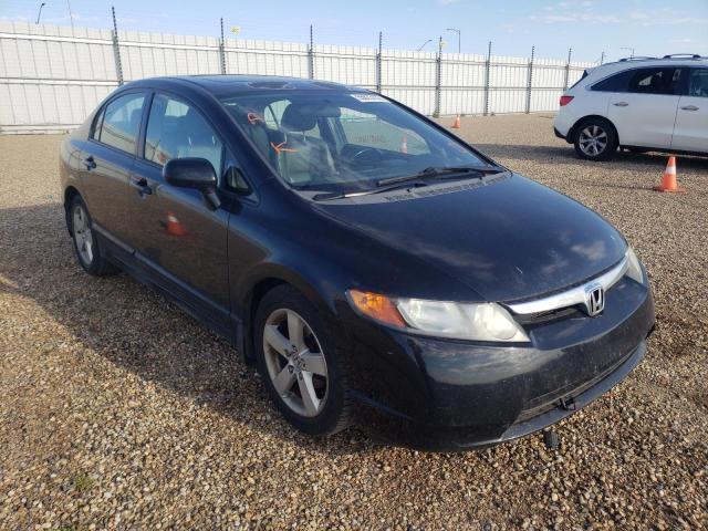 2HGFA16938H020321 - 2008 HONDA CIVIC EXL أسود صورة 1