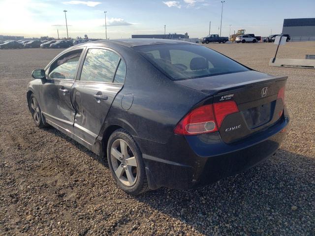 2HGFA16938H020321 - 2008 HONDA CIVIC EXL أسود صورة 3