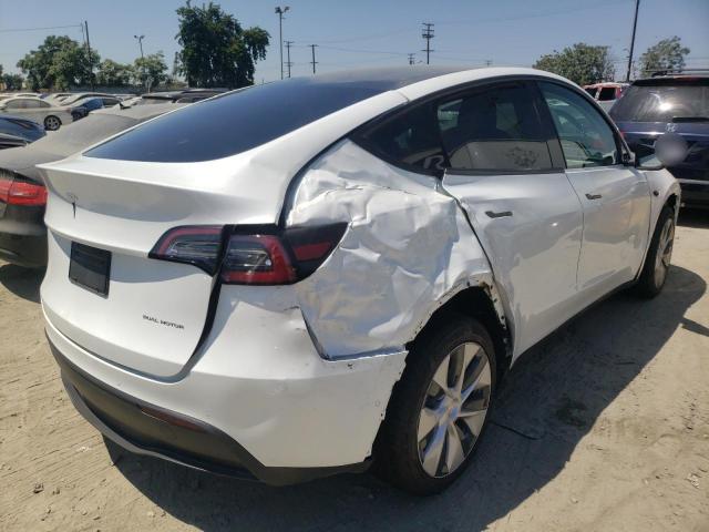 7SAYGDEE5NF353517 - 2022 TESLA MODEL Y Blanc photo 4