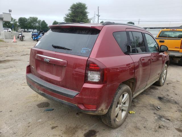 1C4NJDBB3GD617811 - 2016 JEEP COMPASS SP BURGUNDY photo 4