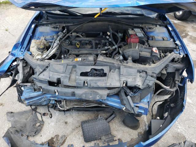 3FAHP0JA1CR393264 - 2012 FORD FUSION SEL BLUE photo 7