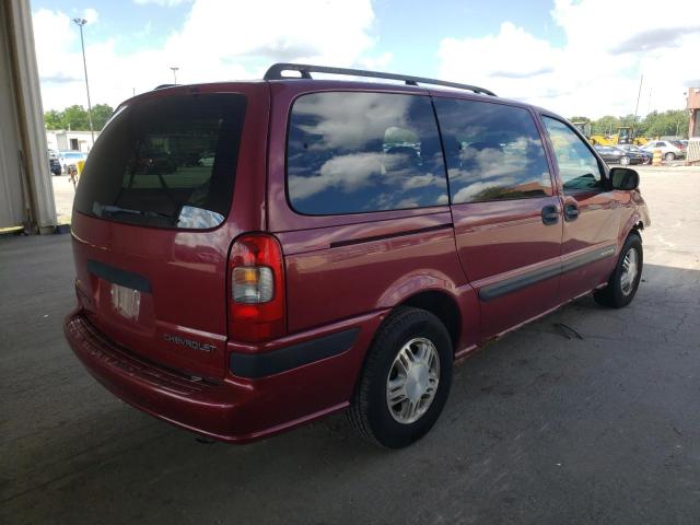 1GNDX03E64D117351 - 2004 CHEVROLET VENTURE BURGUNDY photo 4