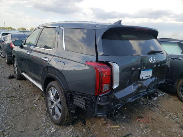 KM8R5DHE2NU476911 - 2022 HYUNDAI PALISADE L GRAY photo 3