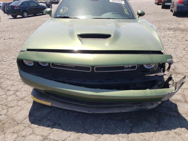 2C3CDZJG5NH140652 - 2022 DODGE CHALLENGER GREEN photo 9