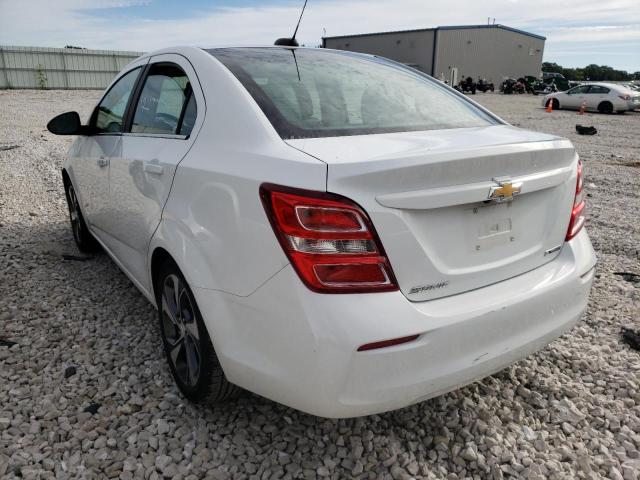 1G1JF5SB1L4112620 - 2020 CHEVROLET SONIC PREM WHITE photo 3