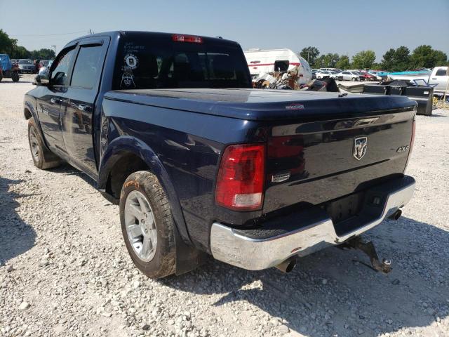 1C6RD7NT3CS308903 - 2012 DODGE RAM 1500 L BLUE photo 3