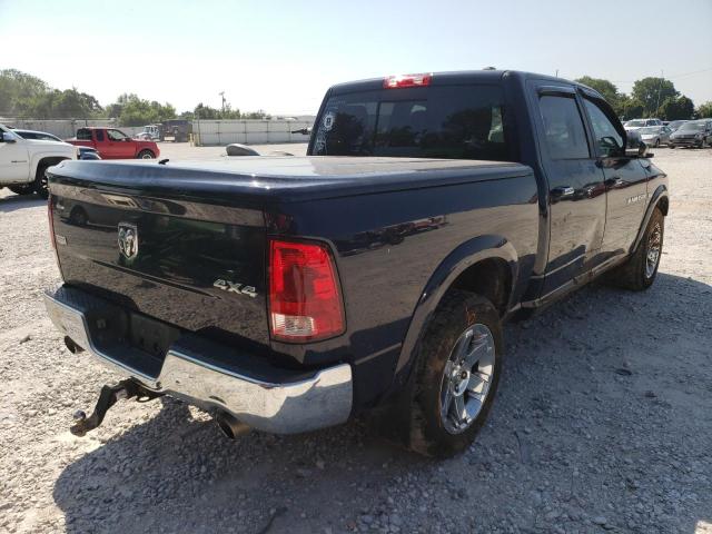 1C6RD7NT3CS308903 - 2012 DODGE RAM 1500 L BLUE photo 4