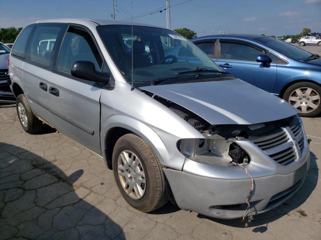 1D4GP25R37B116565 - 2007 DODGE CARAVAN SE SILVER photo 1