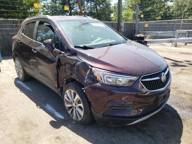 KL4CJASB2HB164746 - 2017 BUICK ENCORE PRE BURGUNDY photo 1