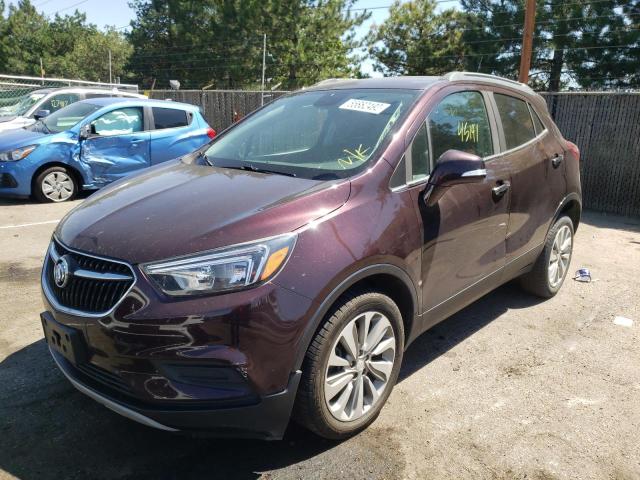 KL4CJASB2HB164746 - 2017 BUICK ENCORE PRE BURGUNDY photo 2