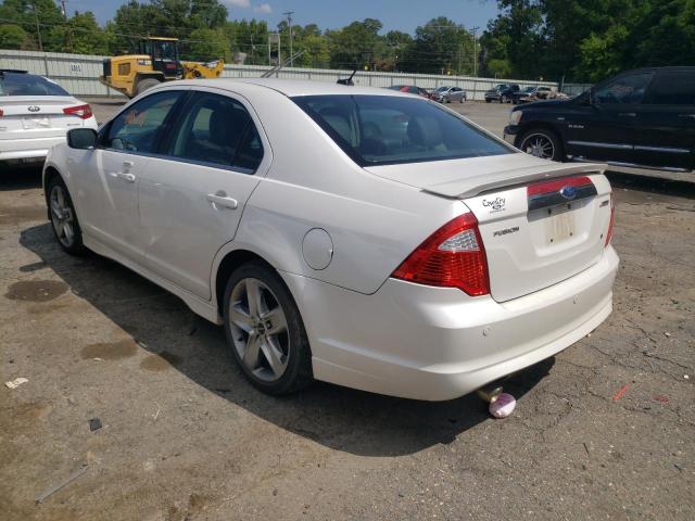 3FAHP0KC9CR243063 - 2012 FORD FUSION SPO WHITE photo 3