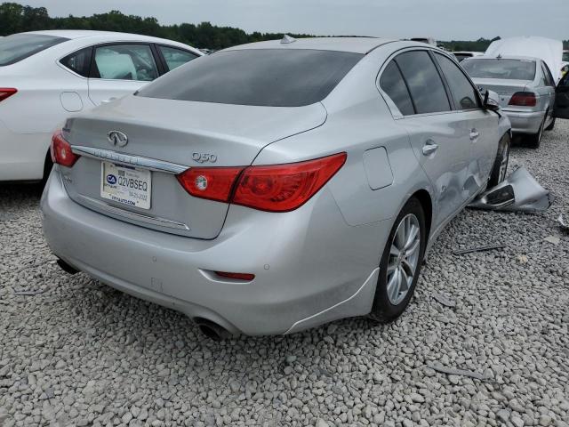 JN1EV7AR8GM346137 - 2016 INFINITI Q50 PREMIU SILVER photo 4