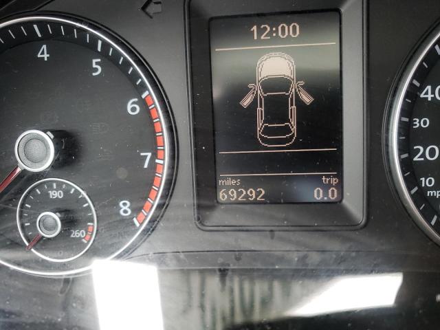 WVWFW7AH3CV000586 - 2012 VOLKSWAGEN EOS LUX Коричневий фото 8