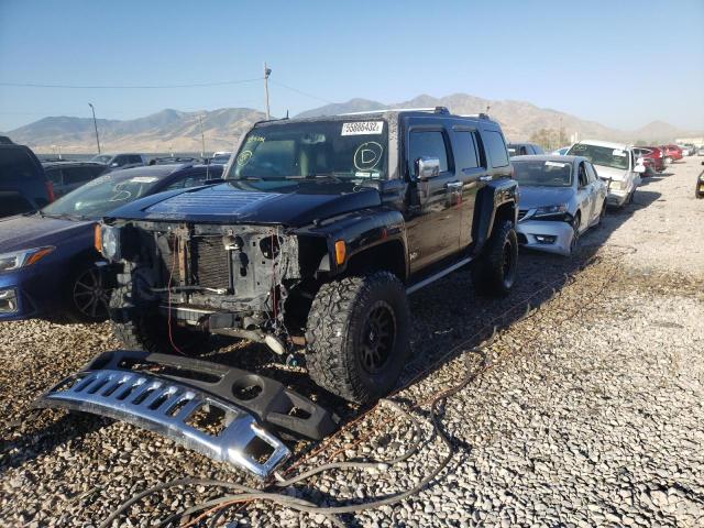 5GTDN13E478157826 - 2007 HUMMER H3 BLACK photo 2