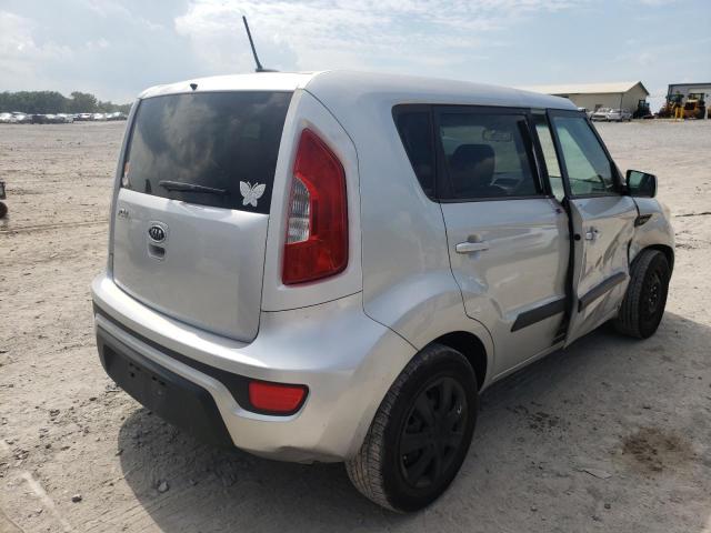 KNDJT2A55C7395998 - 2012 KIA SOUL SILVER photo 4