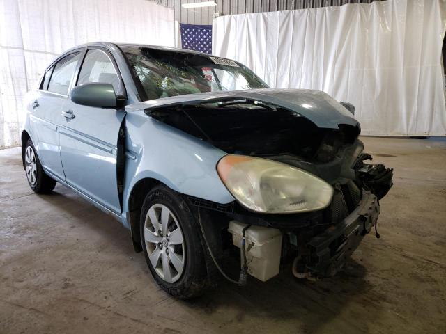 KMHCN46C38U204962 - 2008 HYUNDAI ACCENT BLUE photo 1