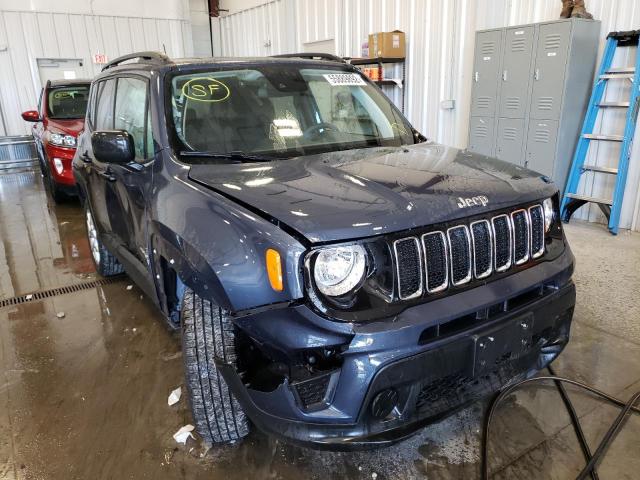 ZACNJDAB4MPN08737 - 2021 JEEP RENEGADE S Mavi foto 1