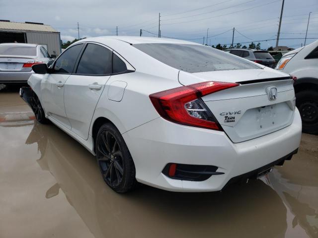 19XFC2F89KE031851 - 2019 HONDA CIVIC SPOR WHITE photo 3