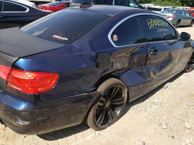 WBAKF9C52BE262043 - 2011 BMW 335 XI BLUE photo 9