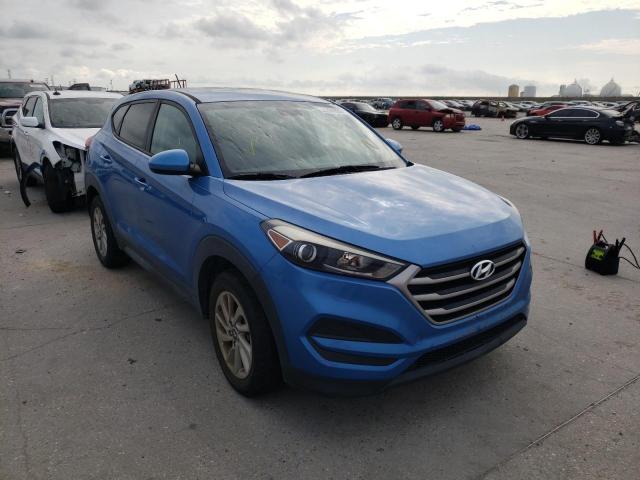 KM8J23A45HU313238 - 2017 HYUNDAI TUCSON SE BLUE photo 1