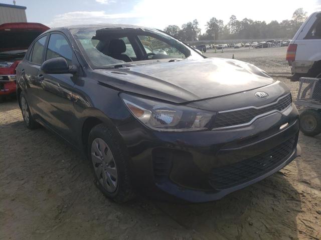 3KPA24AB2KE170991 - 2019 KIA RIO S BLACK photo 1