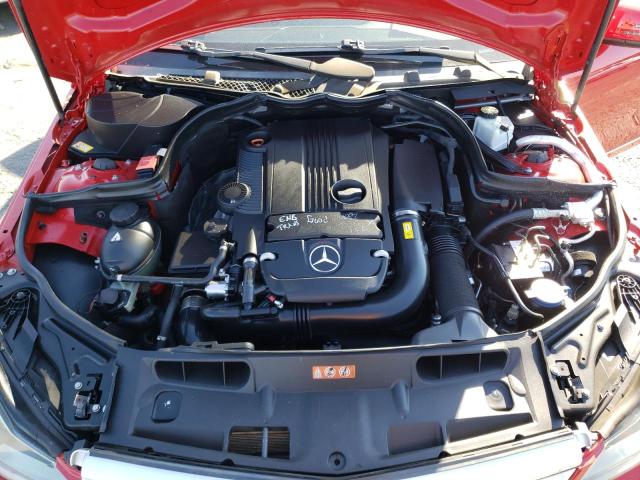 WDDGF4HB0DR266636 - 2013 MERCEDES-BENZ C 250 RED photo 7