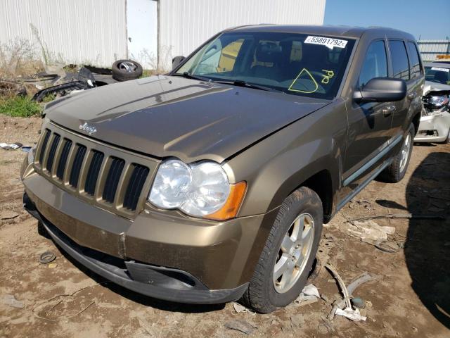 1J8GR48K98C238773 - 2008 JEEP GRAND CHER GREEN photo 2