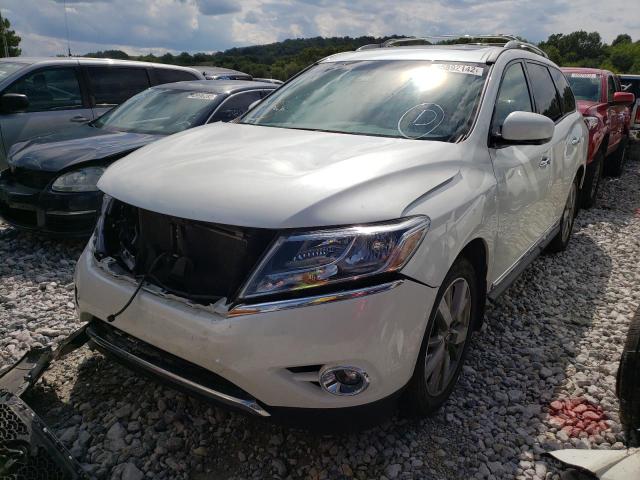 5N1AR2MM4FC615706 - 2015 NISSAN PATHFINDER WHITE photo 2