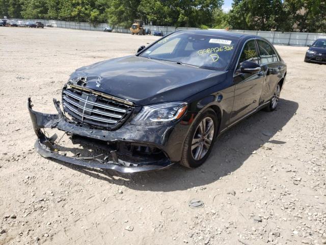 WDDUG6EB4JA358228 - 2018 MERCEDES-BENZ S 450 4MAT BLACK photo 2