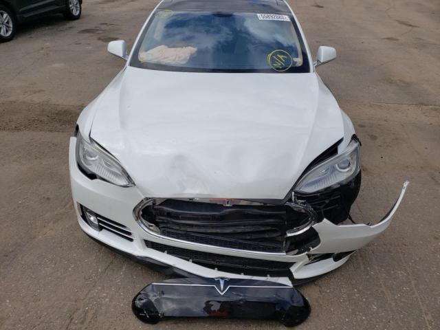 5YJSA1CPXDFP07974 - 2013 TESLA MODEL S Սպիտակ լուսանկար 7