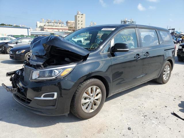 KNDMA5C11K6508977 - 2019 KIA SEDONA L BLACK photo 2