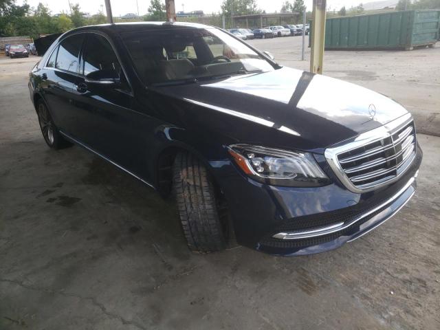 WDDUG8DB0JA378215 - 2018 MERCEDES-BENZ S 560 BLUE photo 1