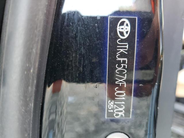 JTKJF5C7XFJ011205 - 2015 TOYOTA SCION TC 黑色 照片 10