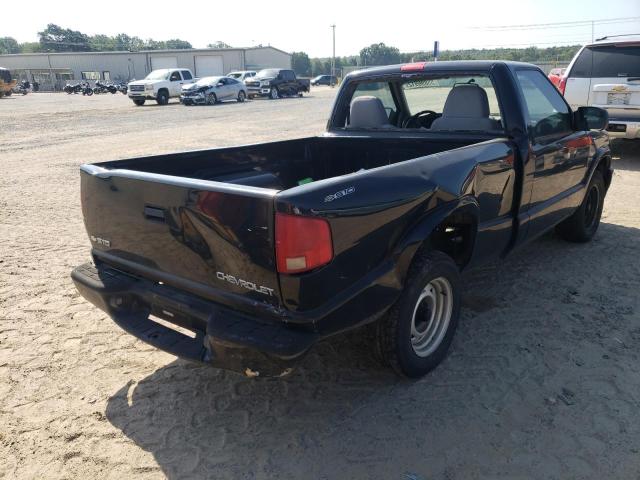 1GCCS14H538272062 - 2003 CHEVROLET S TRUCK S1 BLACK photo 4