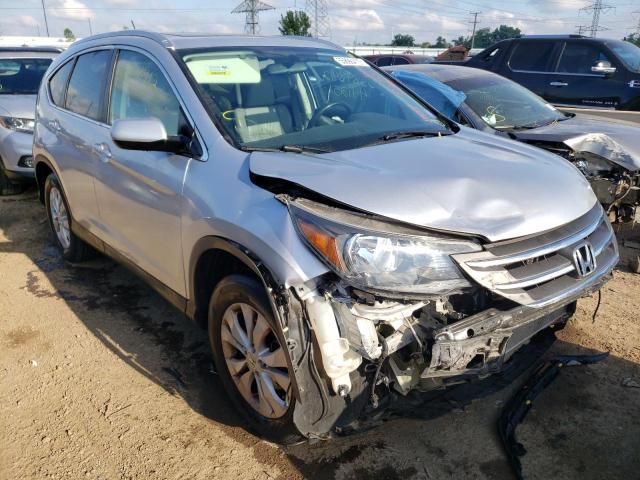 2HKRM4H77DH633432 - 2013 HONDA CR-V EXL SILVER photo 1